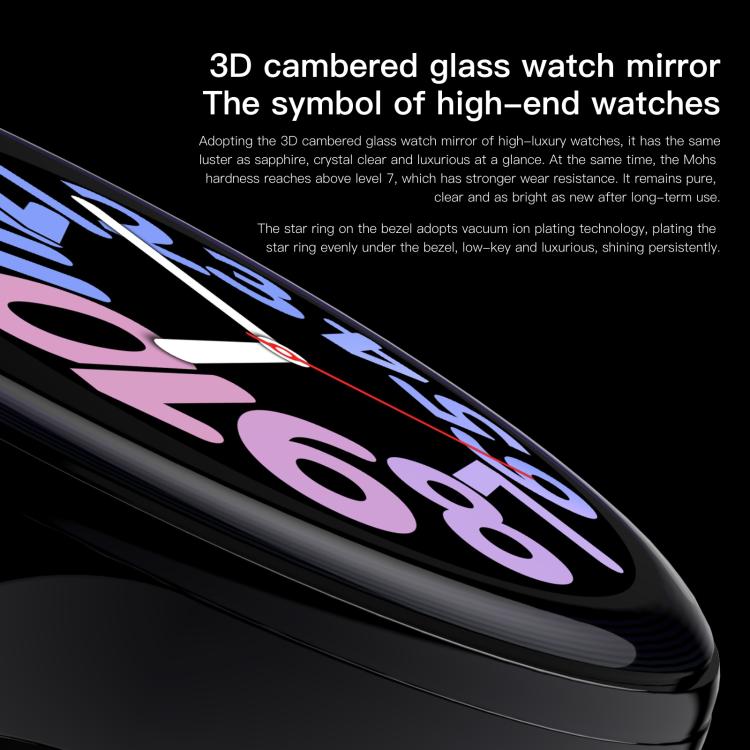 Sense 6 1.43 AMOLED Screen IP68 Waterproof Bluetooth Call Smartwatch Supports Health Monitoring(Wine Red) by bashfashion