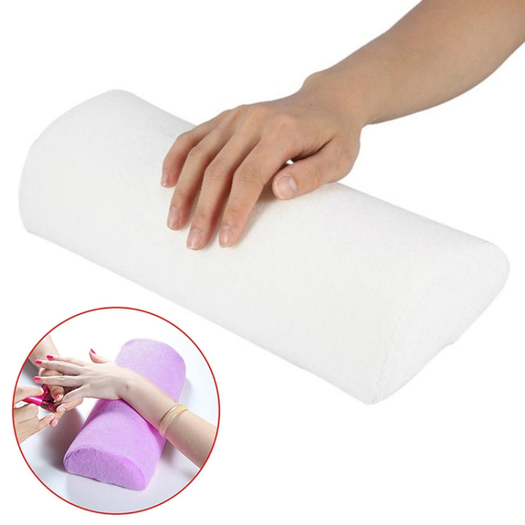 Soft Hand Rests Washable Hand Cushion Sponge Pillow Holder Arm Rests Nail Art Manicure Hand Pillow Cushion(White) by bashfashion