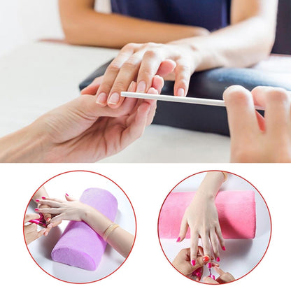 Soft Hand Rests Washable Hand Cushion Sponge Pillow Holder Arm Rests Nail Art Manicure Hand Pillow Cushion(White) by bashfashion