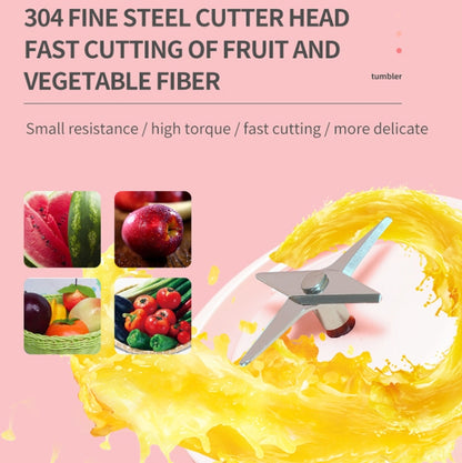 Mini Portable Usb Juice Machine Multi-Function Electric Charging Household Juicer(Green) by bashfashion