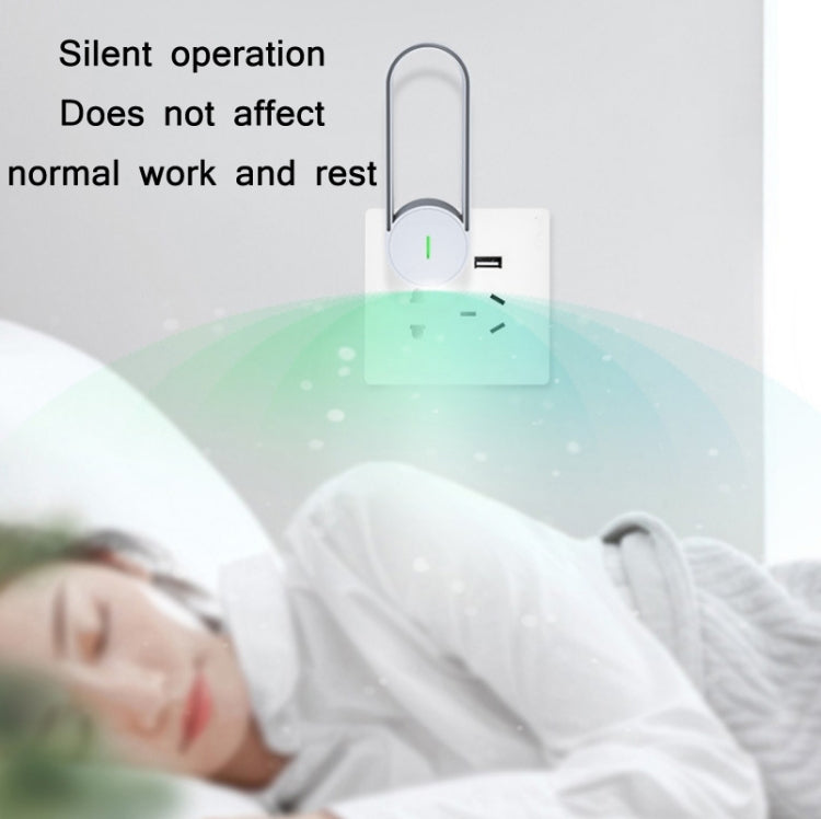 USB Plug-In Negative Ion Air Purifier Odor Deodorizer(Green) by bashfashion