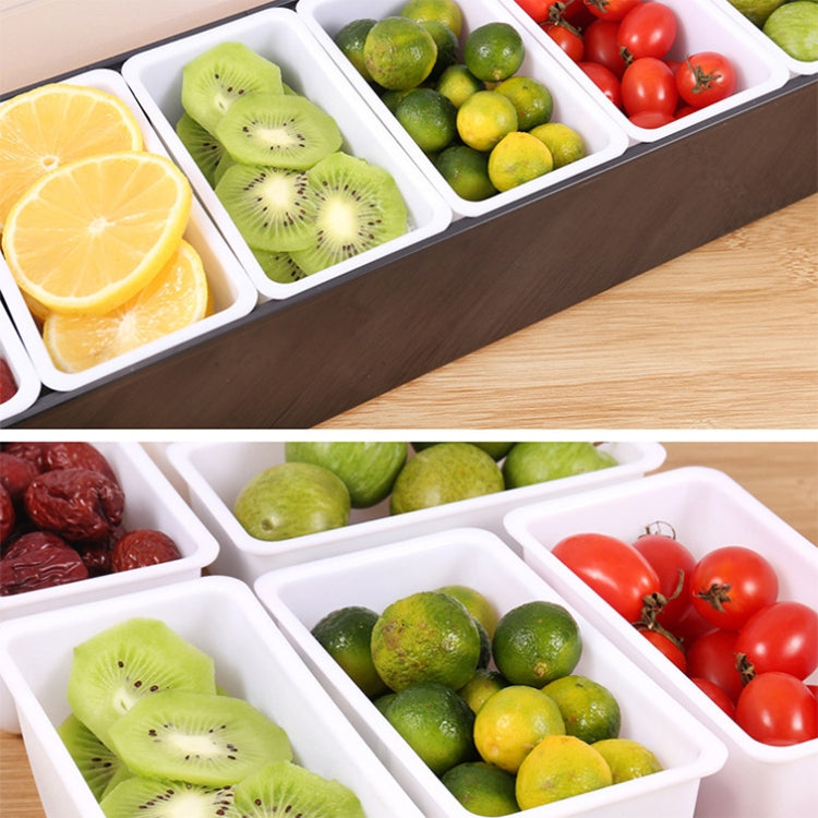 Large Capacity Compartmentalized Fruit Box, Specification: Four Grids by bashfashion