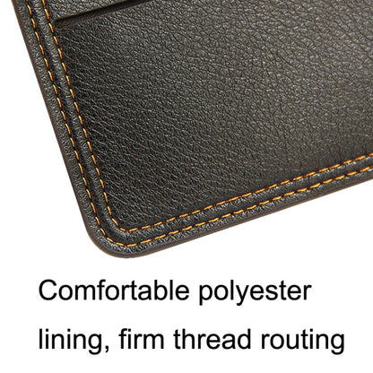 MenBense Men Multi-Card 2 Fold Short Wallet Carrying Card Case(Brown) by MenBense