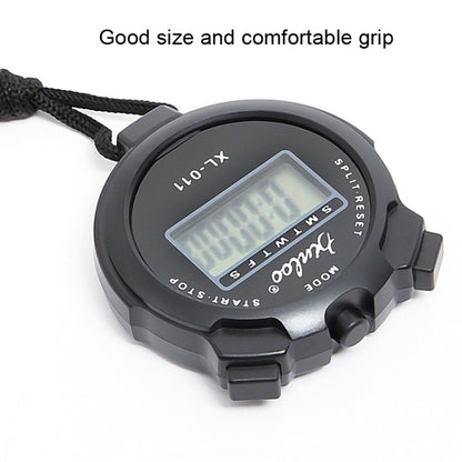 XINLOO XL-011 Display Single Memory Stopwatch Running Fitness Training Electronic Timer(Black) by null