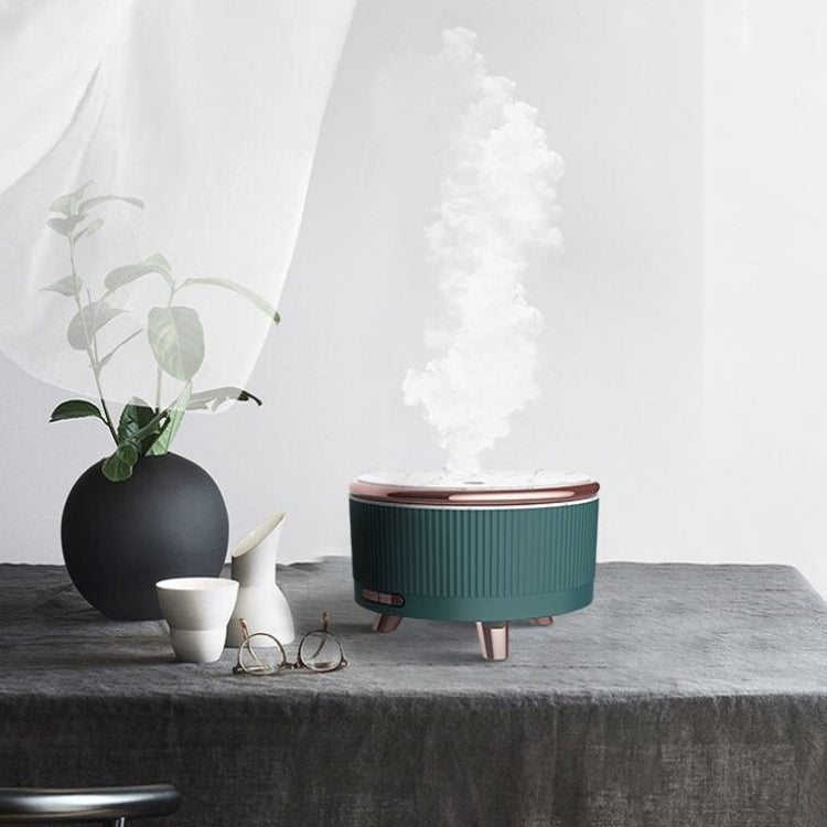 Ultrasonic Aromatherapy Diffuser Humidifier Essential Oil Diffuser AU Plug(Dark Green) by bashfashion