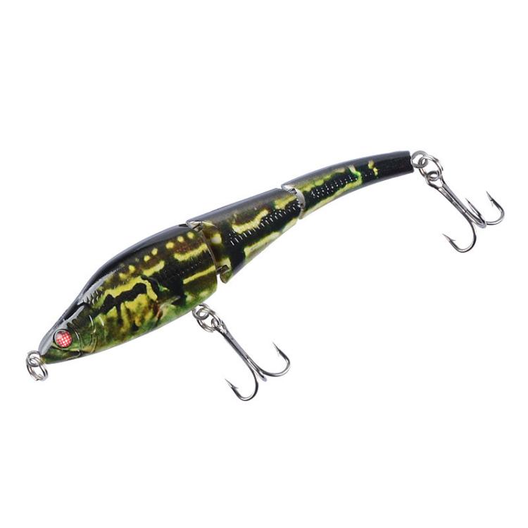 LB22 9.5cm/8.9g Multi-section VIB Plastic Hard Lures Painted Bionic Lures(3) by bashfashion