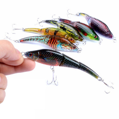 LB22 9.5cm/8.9g Multi-section VIB Plastic Hard Lures Painted Bionic Lures(3) by bashfashion