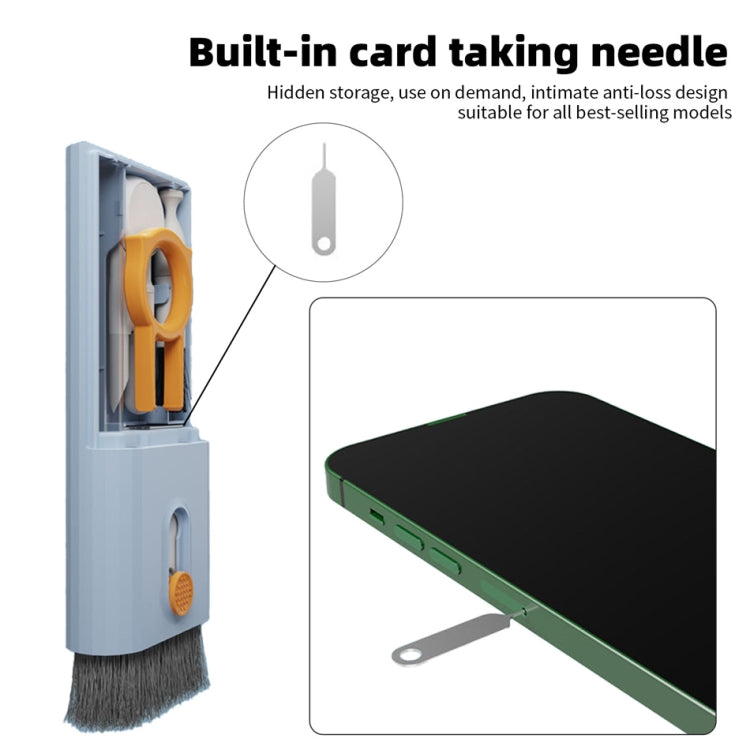 Q6S 10-in-1 Bluetooth Headphone Cleaning Pen Mobile Computer Keyboard Screen Digital Camera Cleaning Kit(White) by bashfashion