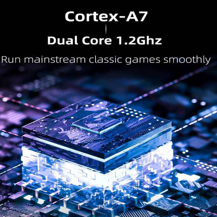 Miyoo Mini Plus 3.5 Inch IPS Screen Retro Handheld Game Console NO Card 0 Games(Transparent Black) by bashfashion