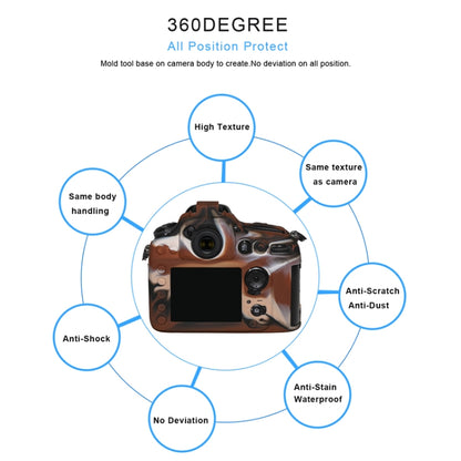 Pixel P001 For Nikon D800 / D800E Camera Silicone Protector Case(Ocean Camouflage) by Pixel