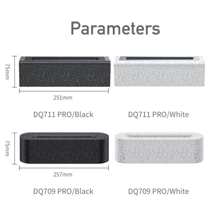 Lava Flame Aromatherapy Machine Air Atomizing Humidifier With Colorful Light, Model: DQ709 PRO Black by bashfashion