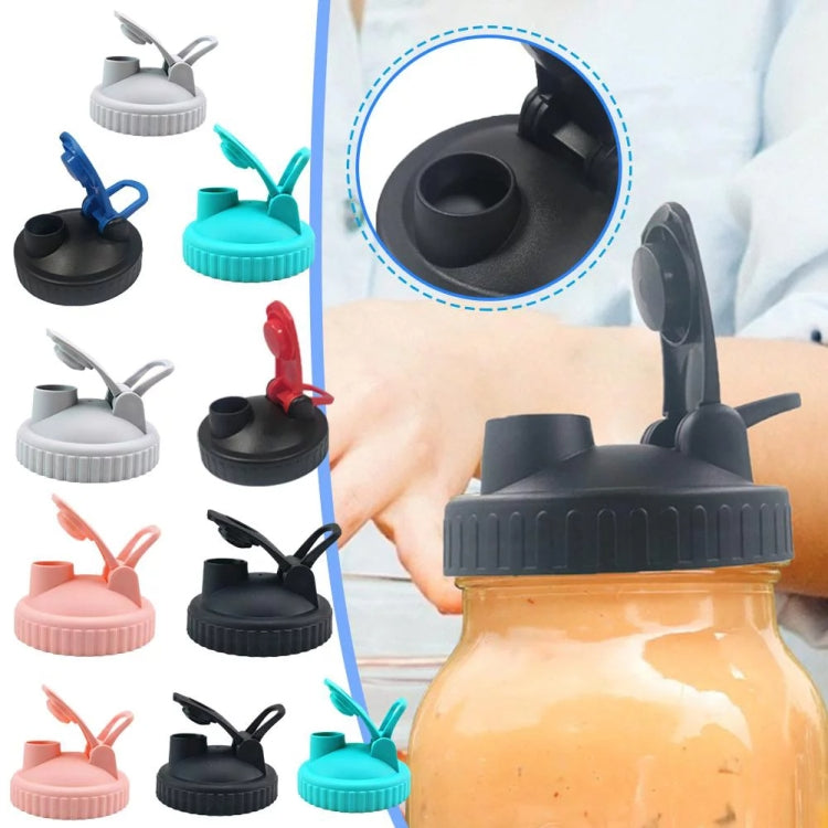 For Mason Jars Wide Mouth Flip Top Lid Airtight Leak Proof Reusable Canning Lids, Size: Diameter 86mm(Random Color) by bashfashion