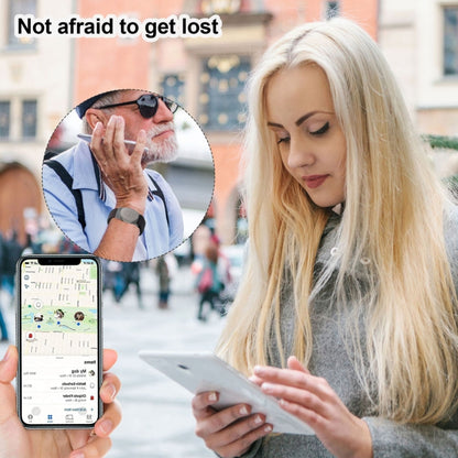 For Huawei Tag Tracker Nylon Loop Watchband Protective Case 220mm(Blue) by bashfashion