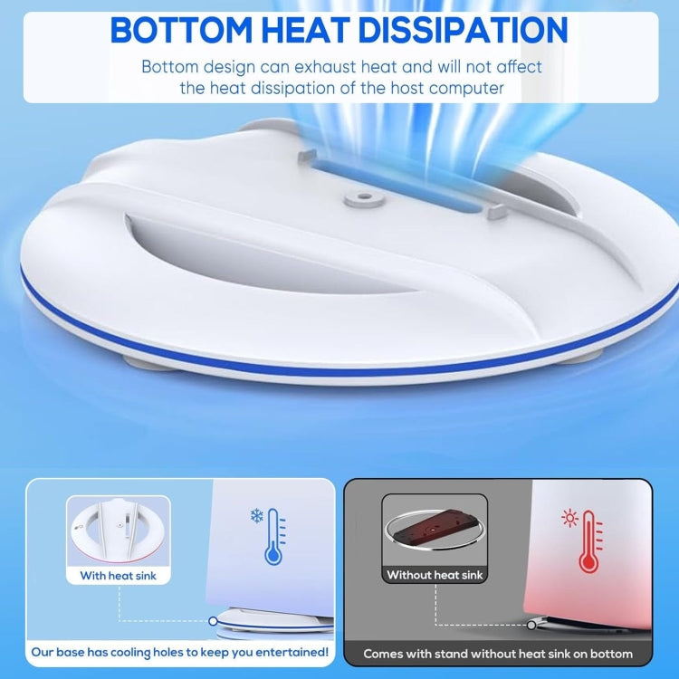 For Sony PS5 Slim IPEGA Universal Game Console Vertical Cooling Base Holder, Color: Colorful Black by ipega