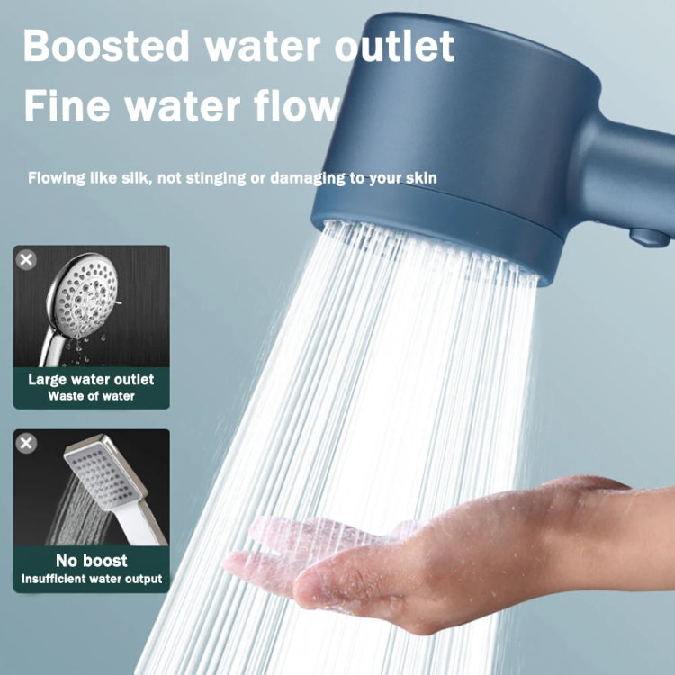 High-Pressure Handheld Shower Head With 5 Spray Modes Filtered Showerhead, Spec: Kit Gray by bashfashion