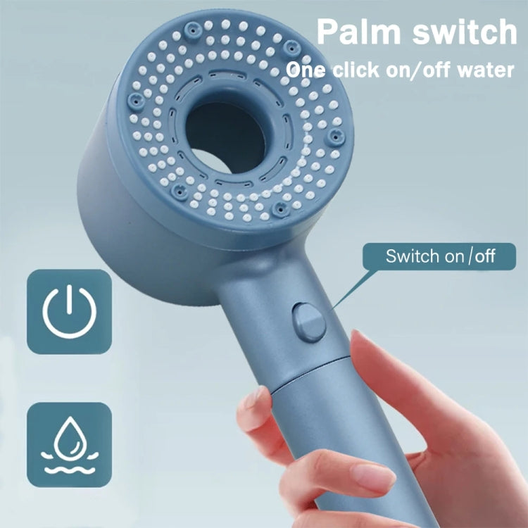 High-Pressure Handheld Shower Head With 5 Spray Modes Filtered Showerhead, Spec: Kit Gray by bashfashion