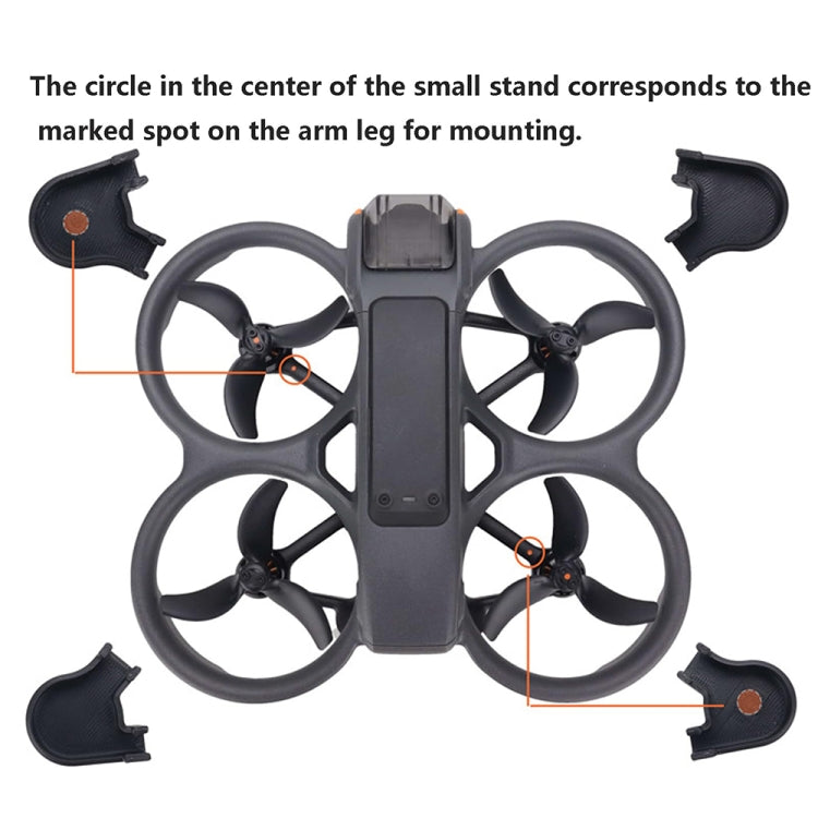 For DJI Avata 2 CQT Tripod Protection Heightening Stand Anti-wear and Non-disassembly Protective Accessories by CQT