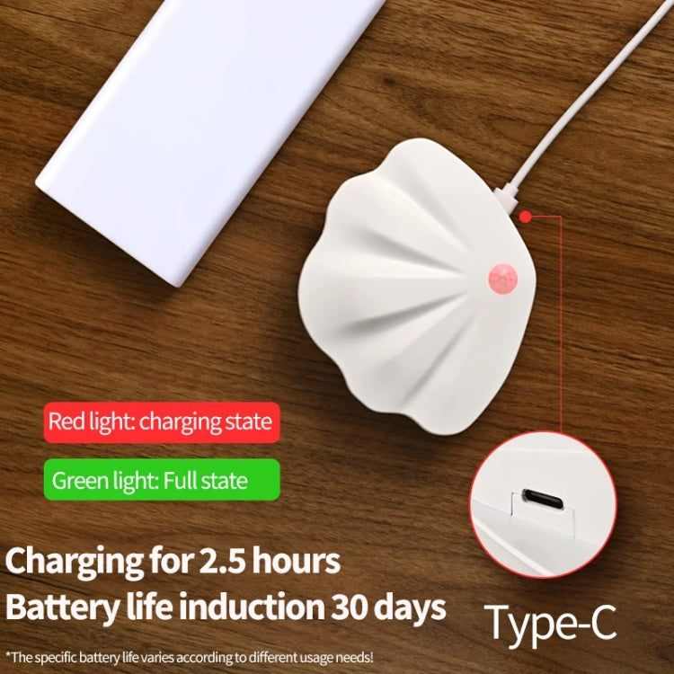 Magnetic Motion Sensor Wall Lamp Rechargeable LED House Number Light PRO Version 1200mAh(White) by bashfashion