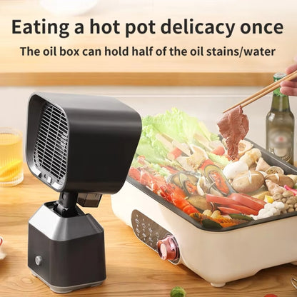 Desktop Range Hood Barbecue Small Movable Liftable Extractor Hood 2 Wind Speeds Adjust US Plug by bashfashion