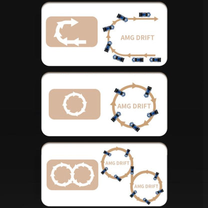 1:43 Full Scale Mini 4WD Drifting Charging Remote Control Car, Color: 4303G Orange 911 With Gyroscope by bashfashion