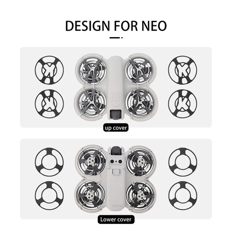 For DJI Neo CQT Drone Landing Scratch Protective Cover Prevent Finger Scratch Protective Cover Accessories, Color: Upper Orange by CQT