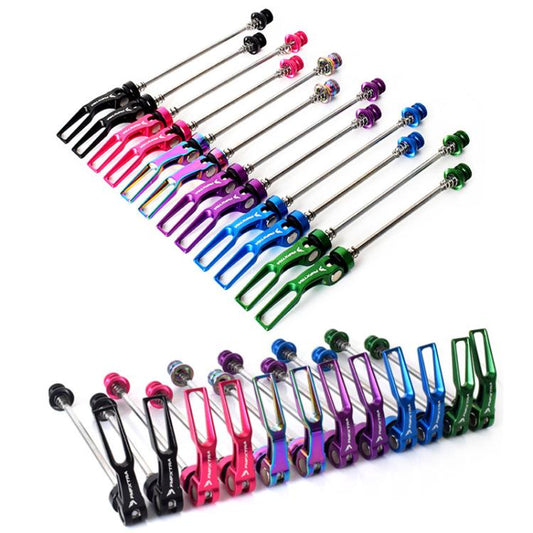 FMFXTRA JX77 Bicycle Quick Release Lever Aluminum Alloy CNC Crafted Axle(Purple) by FMFXTRA