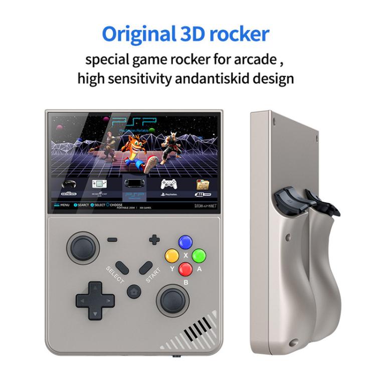R43 Pro Handheld Game Console 4K HD 4.3-Inch Screen Home Portable Video Game Player, Spec: Gray 64G by bashfashion