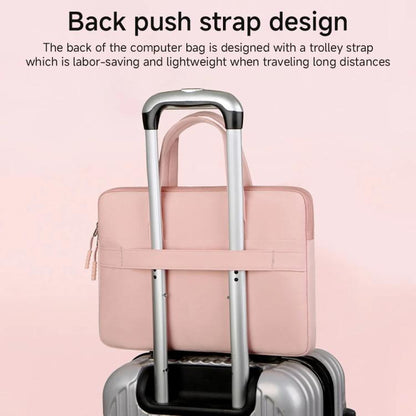 15-15.6inch Universal Laptop Bag Briefcase Multifunctional Shockproof Computer Bag, Color: Green by bashfashion