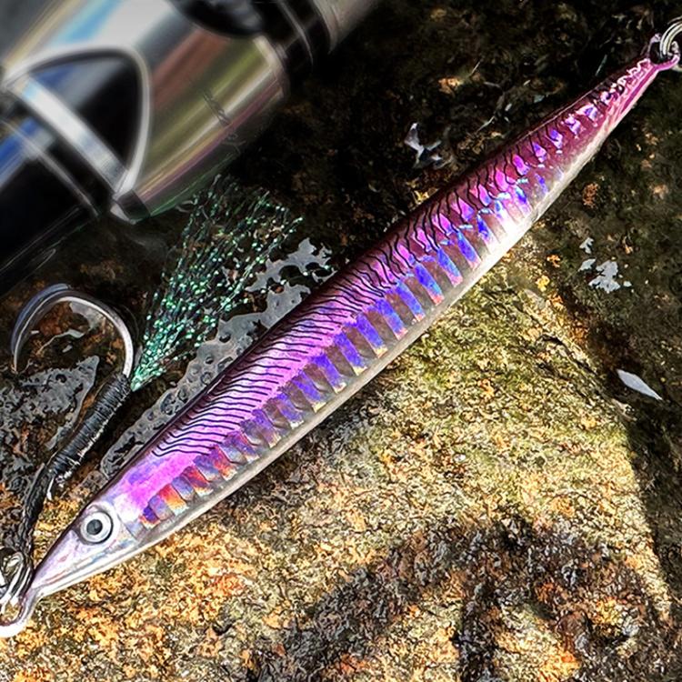 28G PROBEROS LF151 Long-Distance Casting Sinking Lure 3D Fast-Draw Sea Fishing Mackerel Hook(C) by PROBEROS